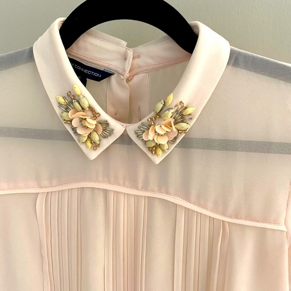 French Connection Tops - 🥥3FOR$30 French Connection Sheer Blouse